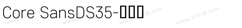 Core SansDS35字体转换